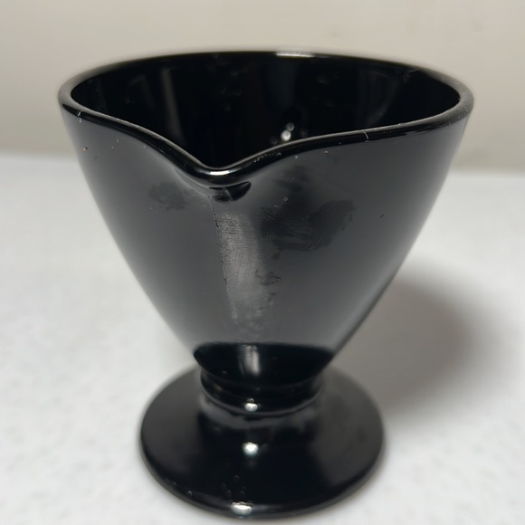 Vintage Black Glass Creamer from France - Picture 4 of 6